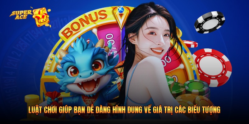 Luật chơi giúp bạn dễ dàng hình dung về giá trị các biểu tượng 